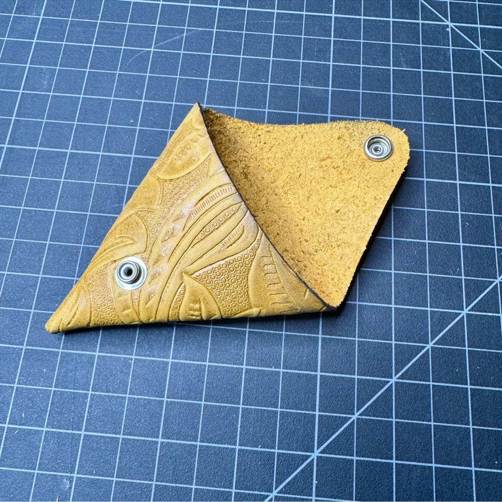 Limited Availability Triangle Coin Pouch Embossed… - image 3